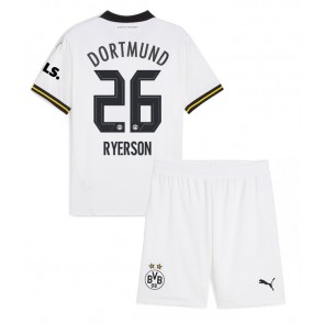 Borussia Dortmund Julian Ryerson #26 Dětské Alternativní dres komplet 2024-25 Krátký Rukáv (+ trenýrky)